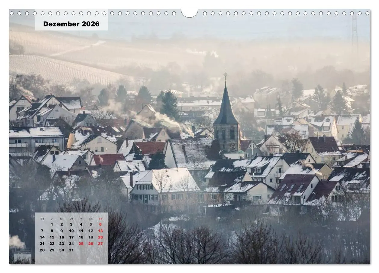 Bild: 9783516030839 | Kontraste Waiblingen (Wandkalender 2026 DIN A3 quer), CALVENDO...