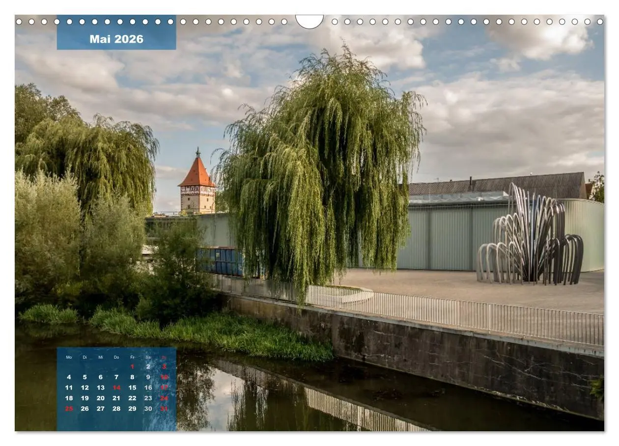 Bild: 9783516030839 | Kontraste Waiblingen (Wandkalender 2026 DIN A3 quer), CALVENDO...