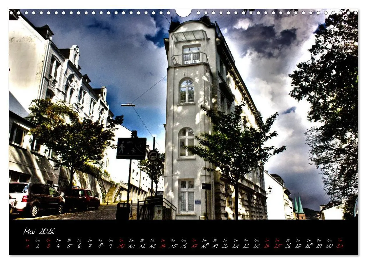 Bild: 9783516100839 | Wuppertal - Stadt der Schwebebahn in HDR (Wandkalender 2026 DIN A3...
