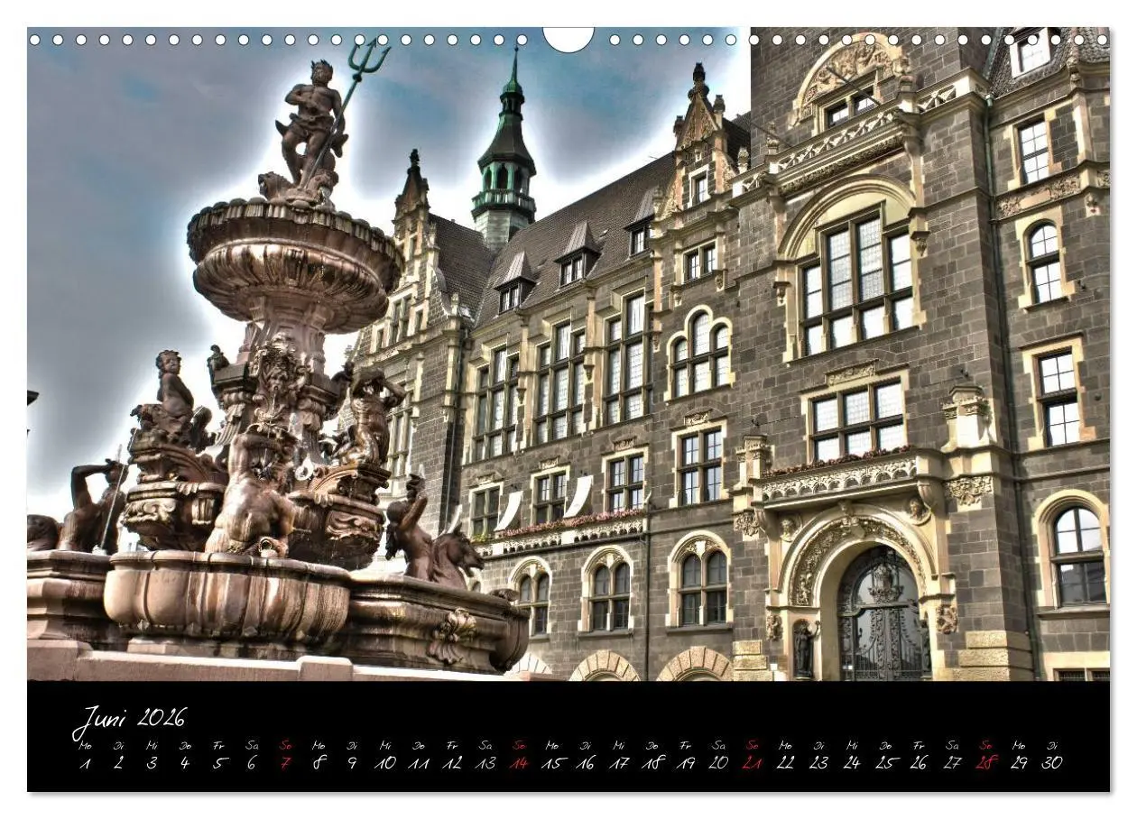 Bild: 9783516100839 | Wuppertal - Stadt der Schwebebahn in HDR (Wandkalender 2026 DIN A3...