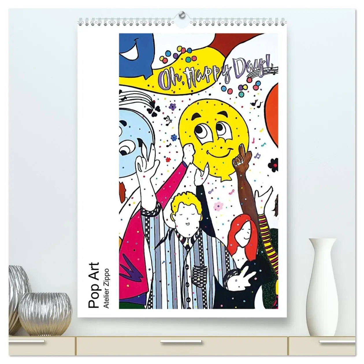 Cover: 9783516340839 | Pop Art - Atelier Zippo (hochwertiger Premium Wandkalender 2026 DIN...