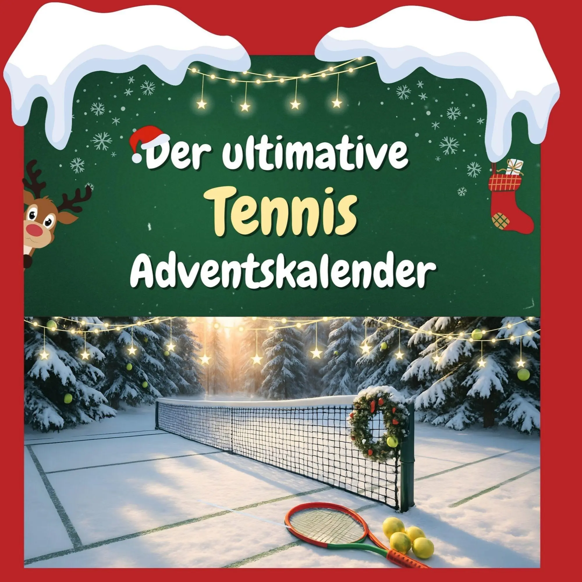 Cover: 9783695300839 | Der ultimative Tennis-Adventskalender | Charlotte Krause | Taschenbuch