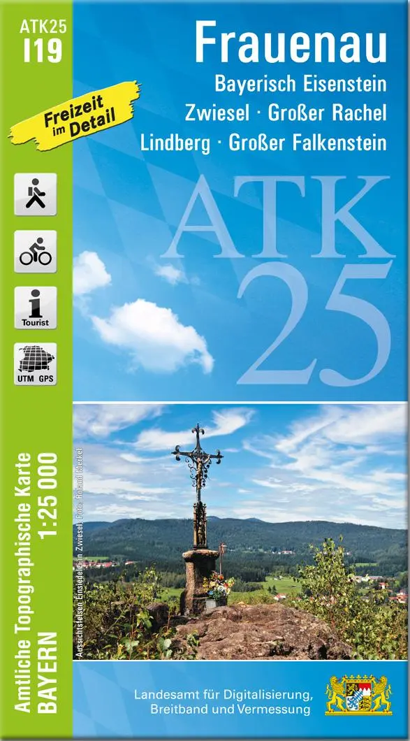 Cover: 9783987760839 | ATK25-I19 Frauenau (Amtliche Topographische Karte 1:25000) | Deutsch