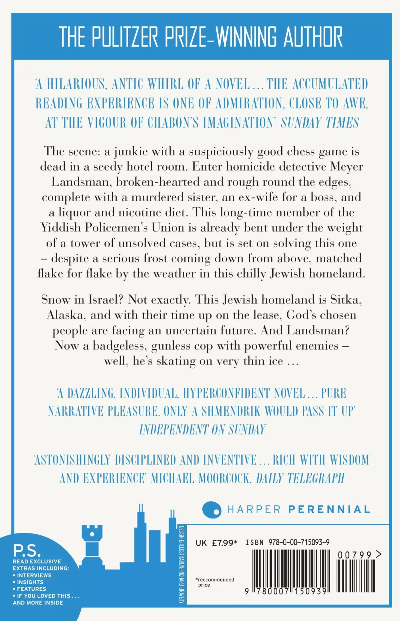 Rückseite: 9780007150939 | The Yiddish Policemen's Union | Michael Chabon | Taschenbuch | 415 S.
