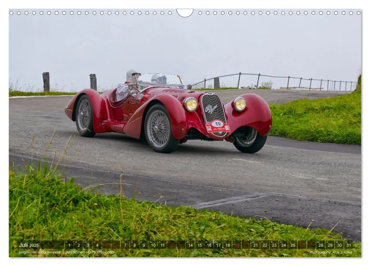 Bild: 9783383820939 | Bergrennen - Klausenpass (Wandkalender 2025 DIN A3 quer), CALVENDO...