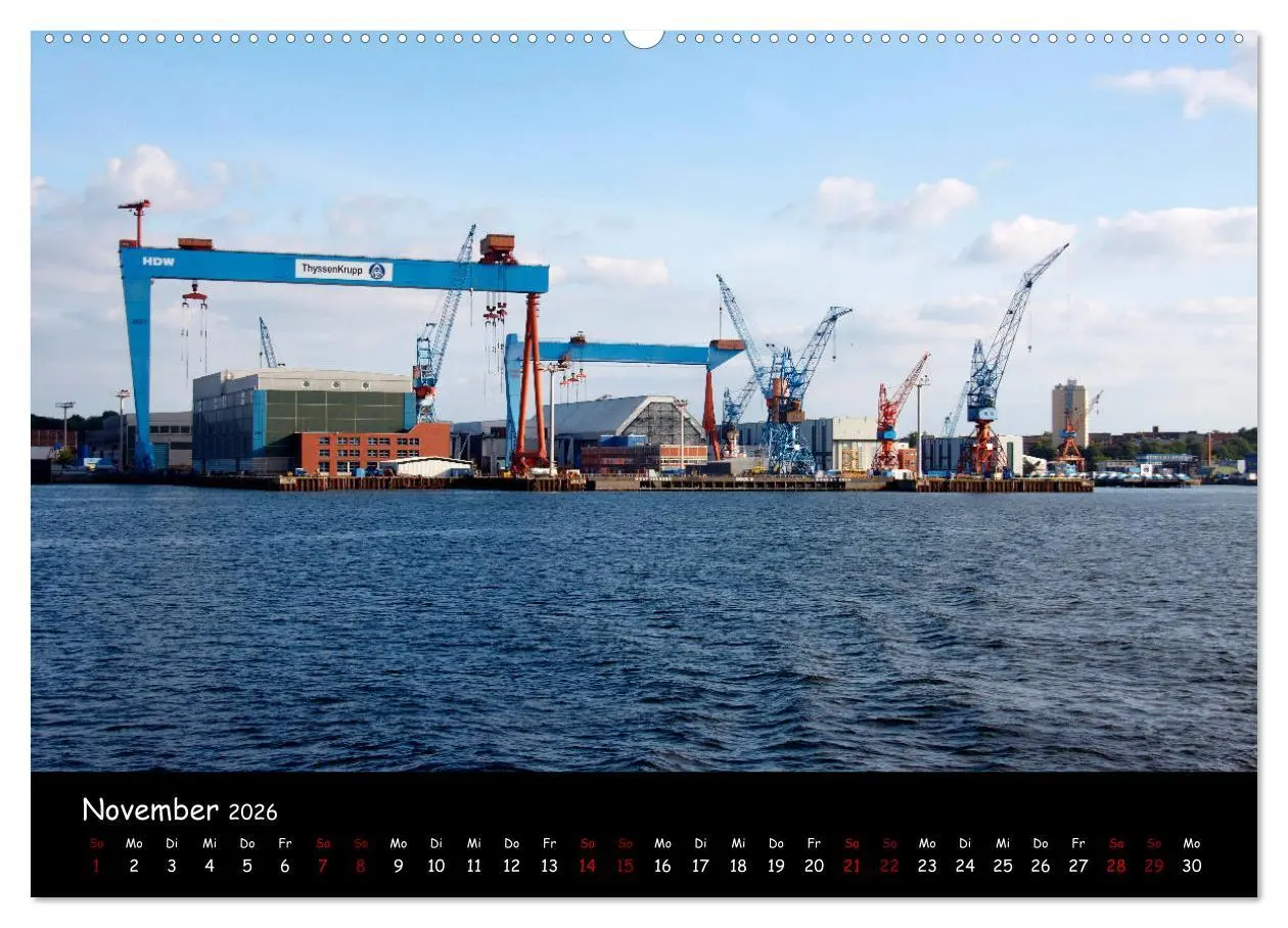 Bild: 9783457930939 | Kiel - Stadt an der Förde (Wandkalender 2026 DIN A2 quer), CALVENDO...
