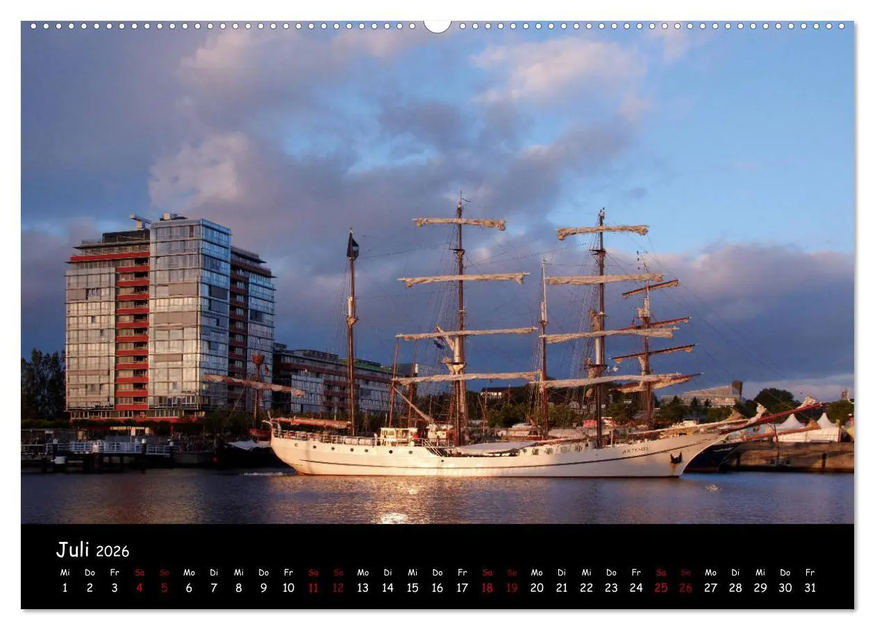 Bild: 9783457930939 | Kiel - Stadt an der Förde (Wandkalender 2026 DIN A2 quer), CALVENDO...