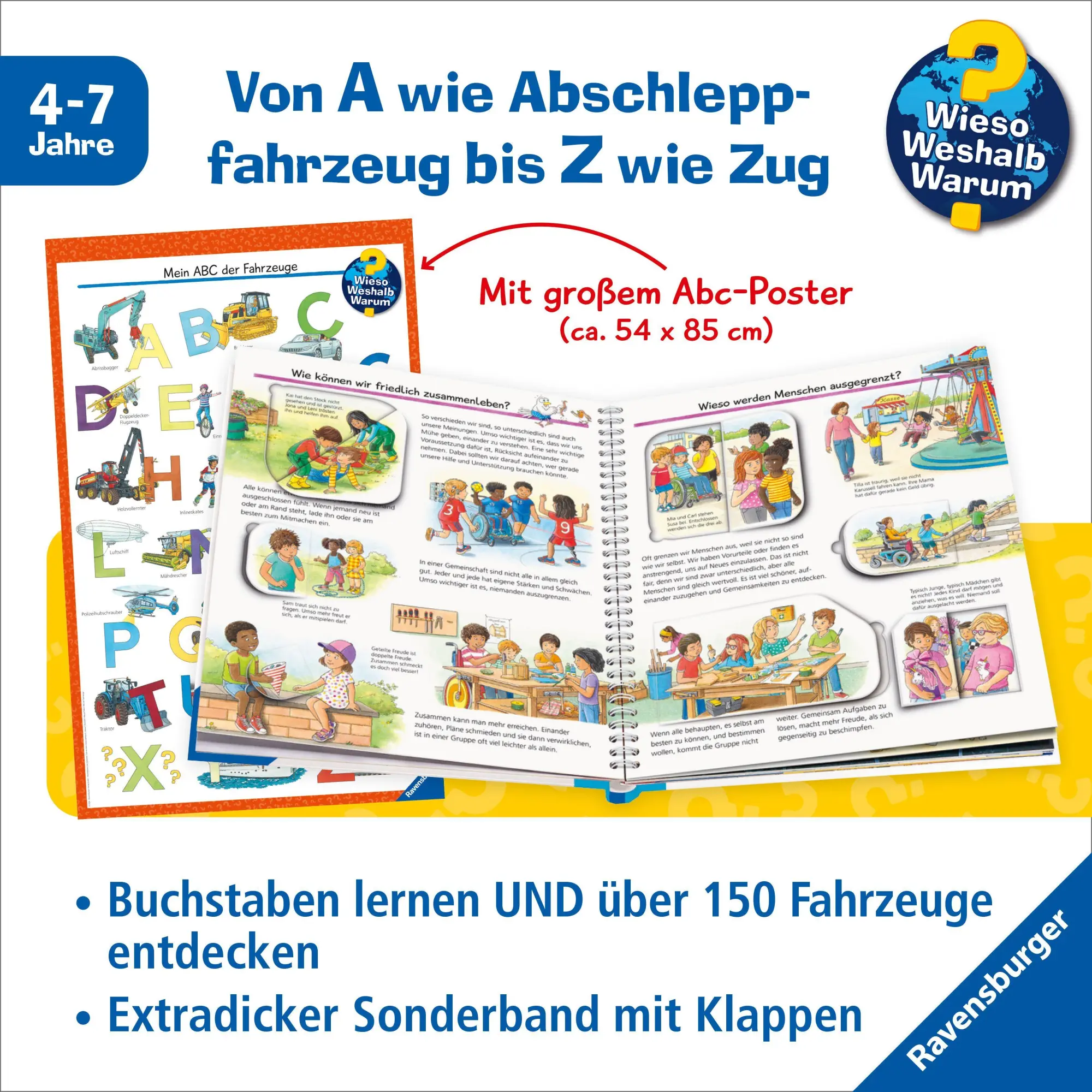 Bild: 9783473600939 | Wieso? Weshalb? Warum? Sonderband - Mein ABC der Fahrzeuge | Mennen
