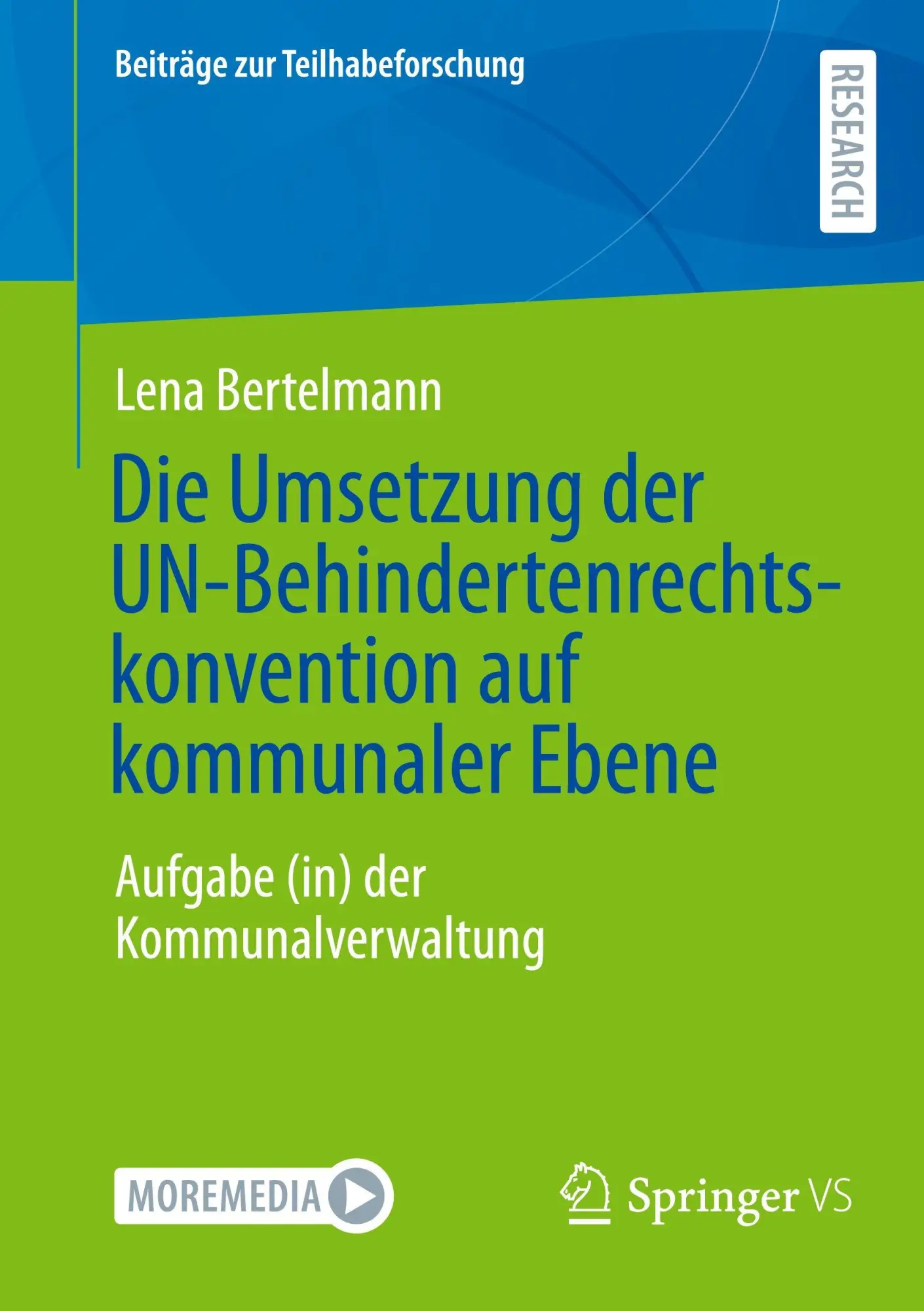 Cover: 9783658520939 | Die Umsetzung der UN-Behindertenrechtskonvention auf kommunaler Ebene