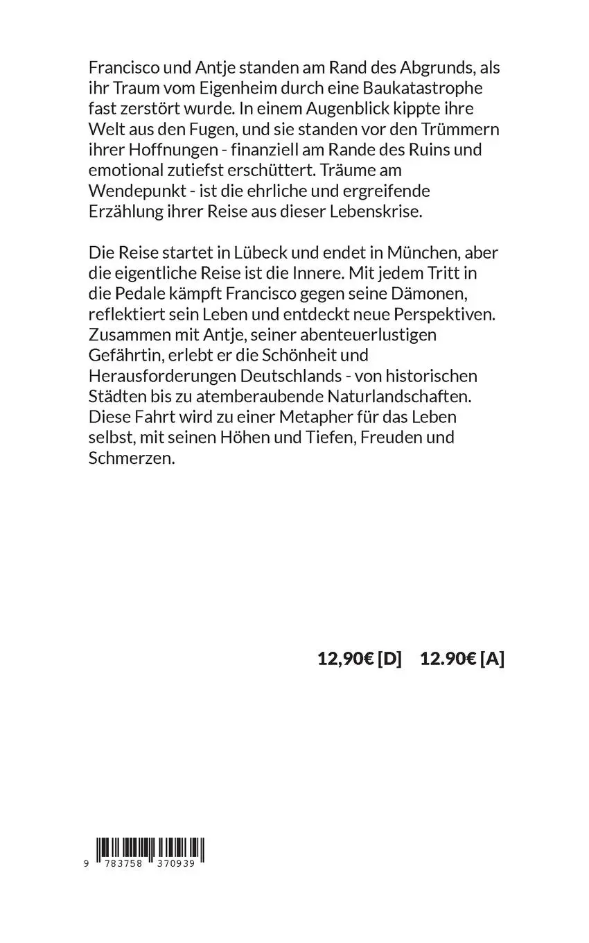 Rückseite: 9783758370939 | Träume am Wendepunkt | Francisco Prieto Montesdeoca | Taschenbuch