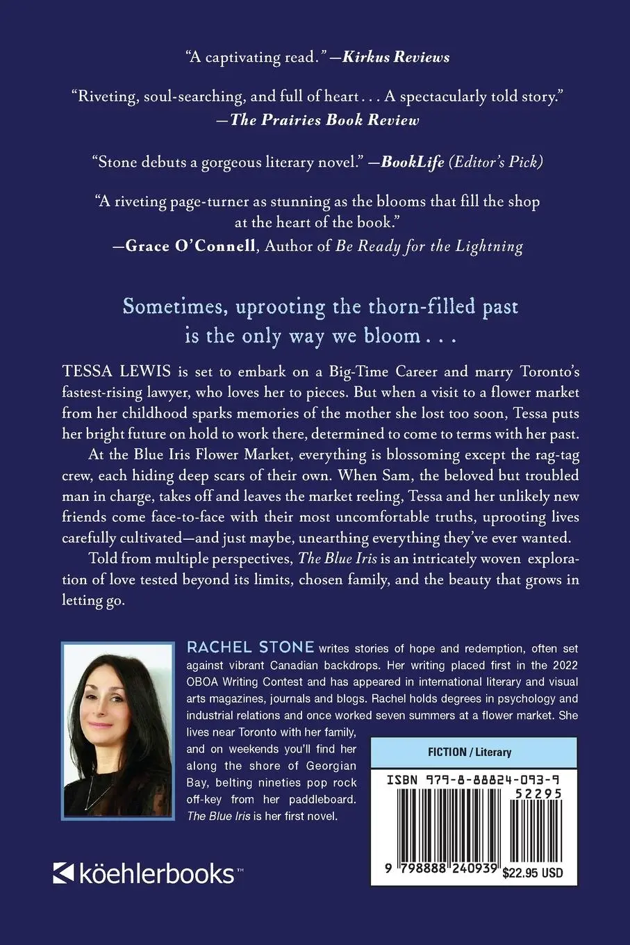 Rückseite: 9798888240939 | The Blue Iris | Rachel Stone | Taschenbuch | Englisch | 2023