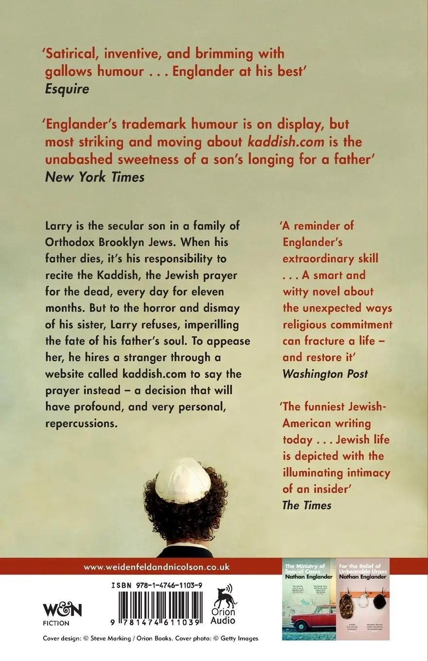 Rückseite: 9781474611039 | Kaddish.com | Nathan Englander | Taschenbuch | 224 S. | Englisch