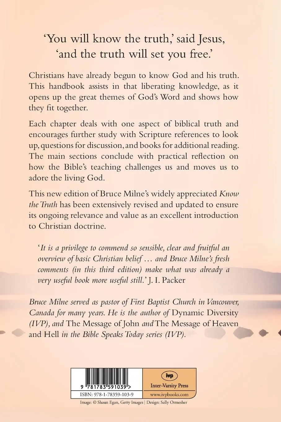 Rückseite: 9781783591039 | Know the Truth | A Handbook Of Christian Belief | Bruce Milne | Buch