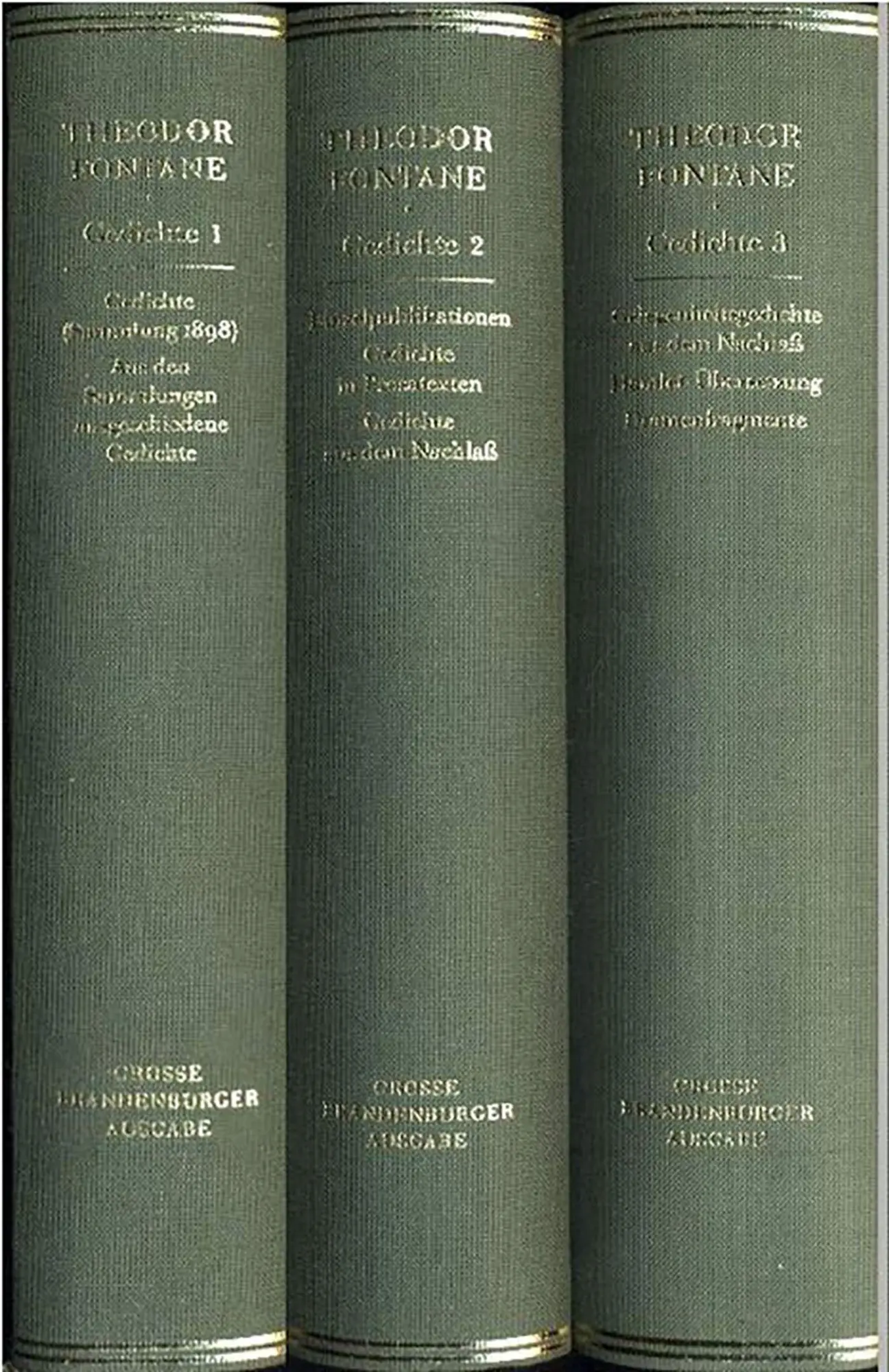 Cover: 9783351031039 | Gedichte | Theodor Fontane | Buch | 2142 S. | Deutsch | 1995