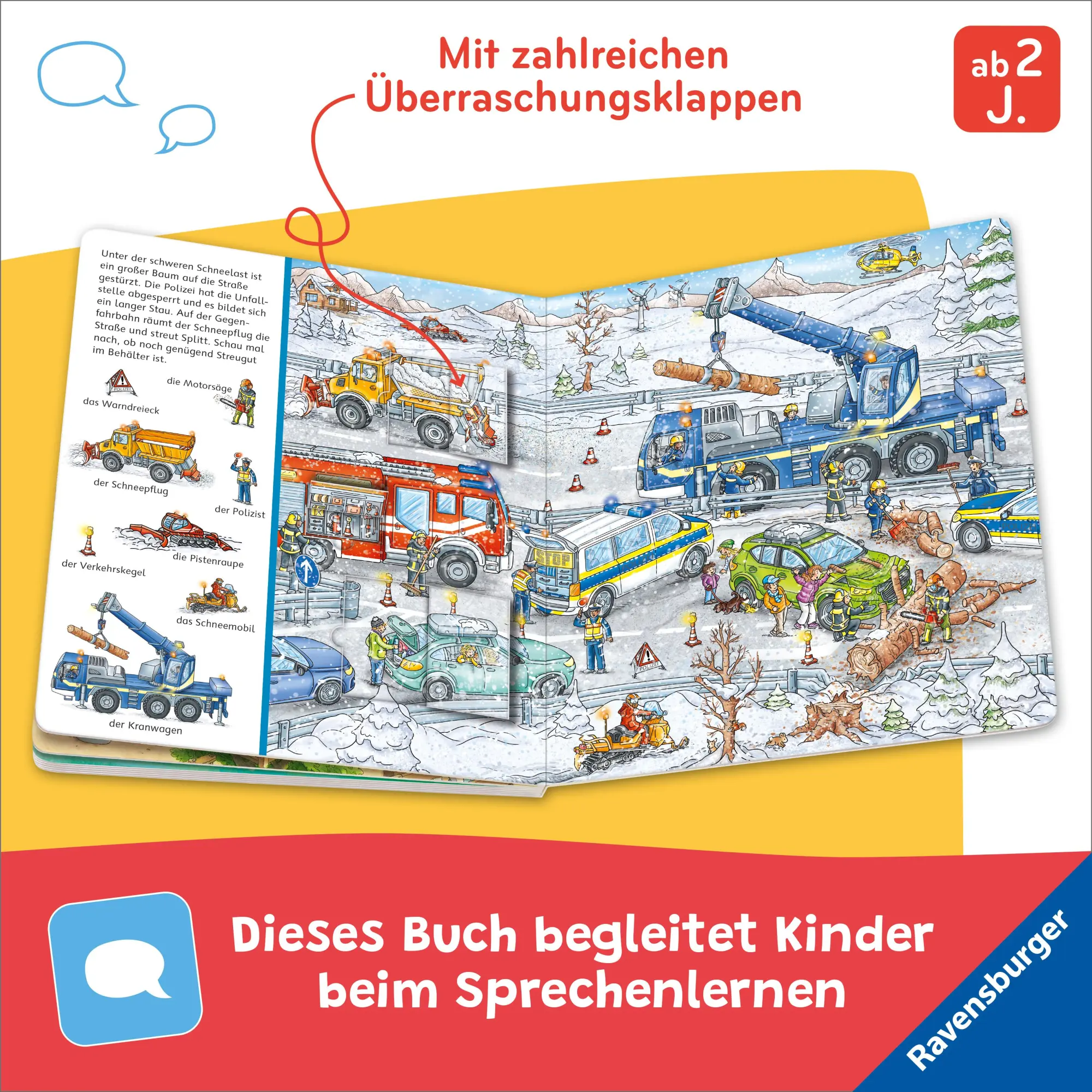 Bild: 9783473421039 | Mein Sachen suchen Wimmelbuch: Fahrzeuge im Einsatz | Gernhäuser