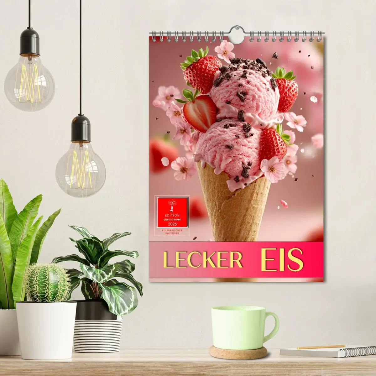 Bild: 9783516601039 | Lecker Eis (Wandkalender 2026 DIN A4 hoch), CALVENDO Monatskalender