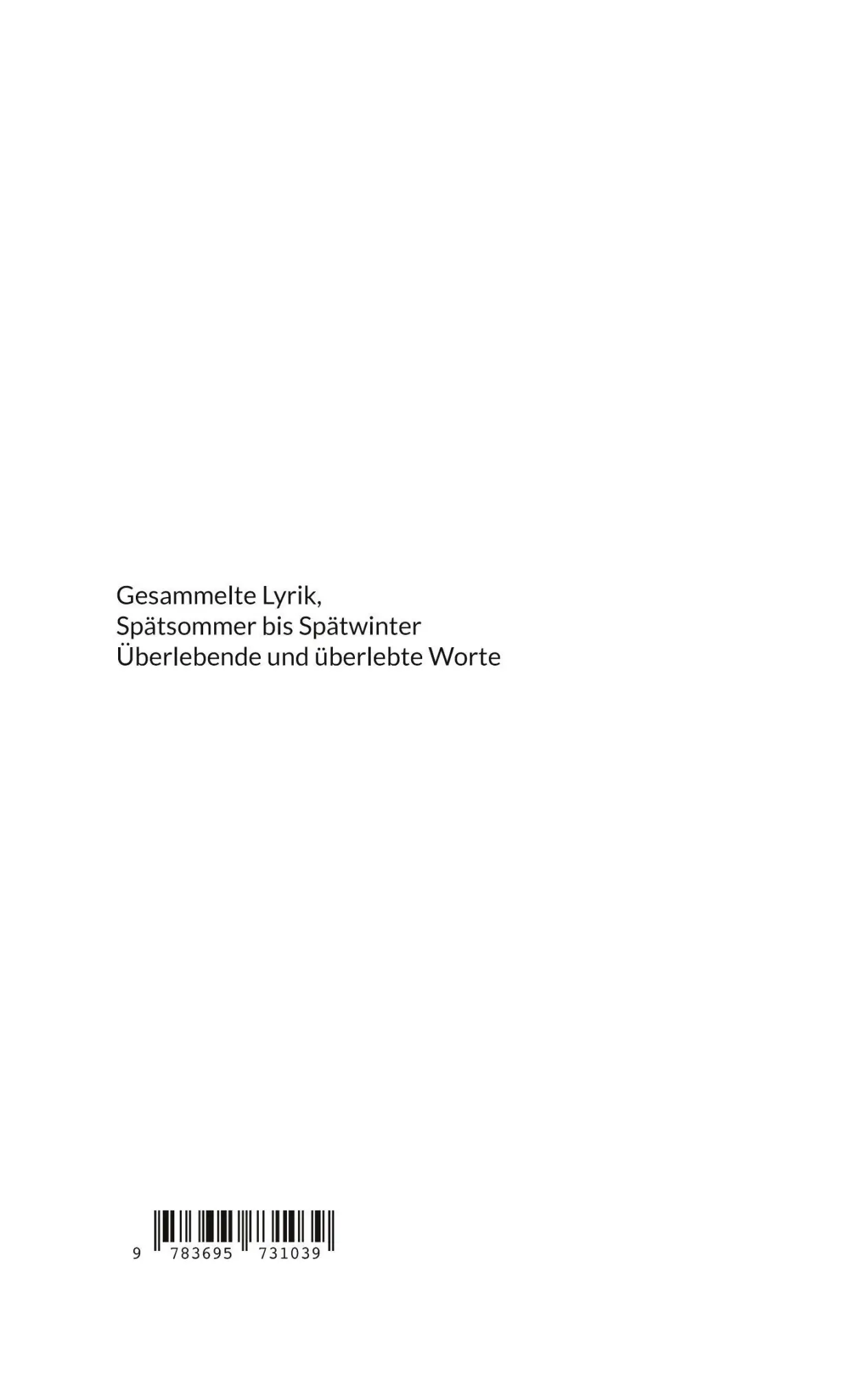 Rückseite: 9783695731039 | Funksignale Sterbender | Michael Hirle | Taschenbuch | 212 S. | 2026