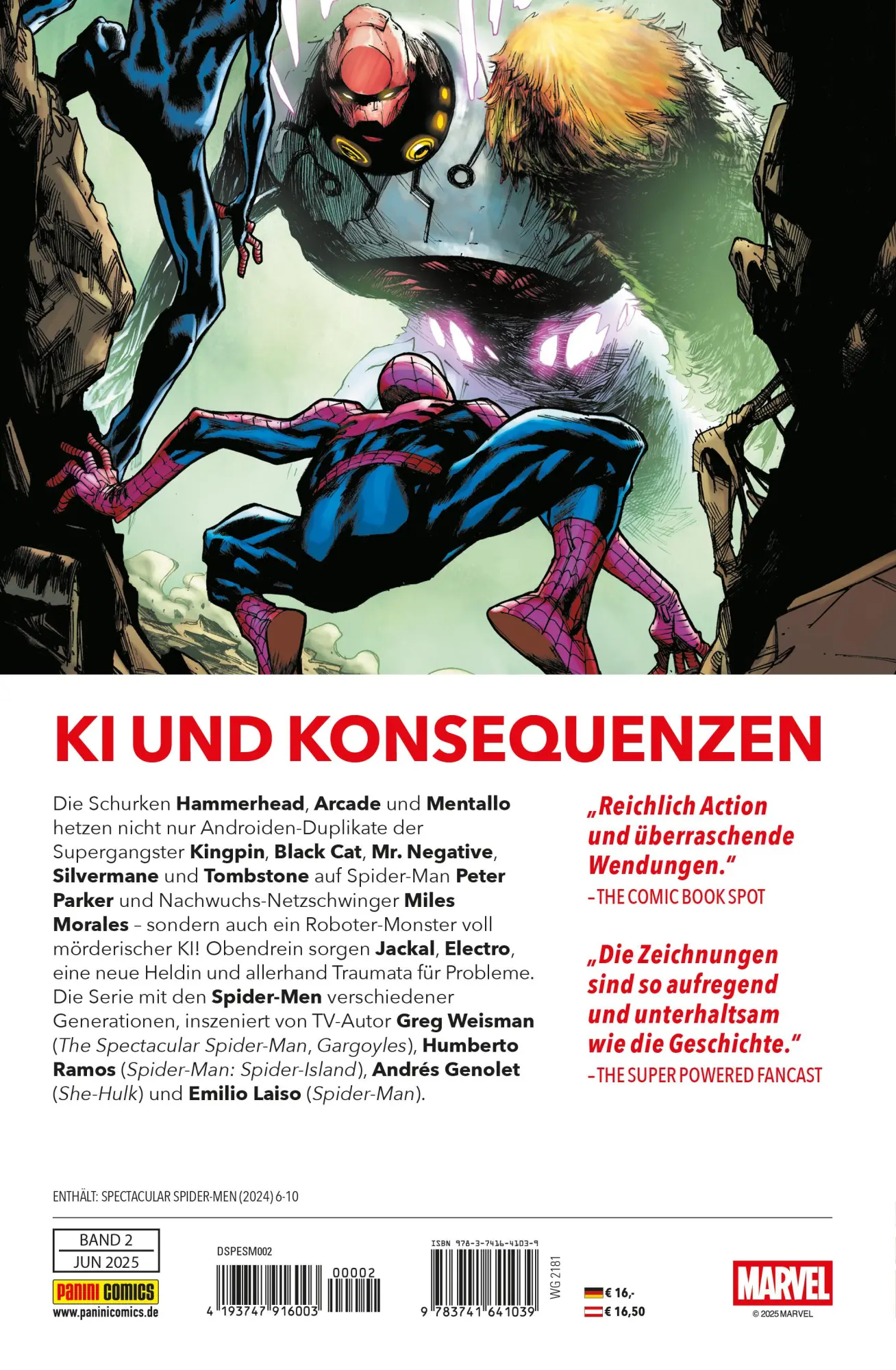 Rückseite: 9783741641039 | Die spektakulären Spider-Men | Bd. 2: Gefangen im Albtraum | Buch