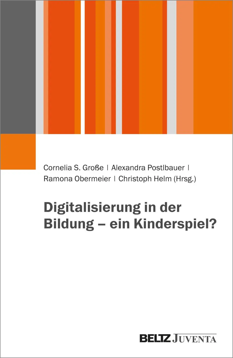 Cover: 9783779981039 | Digitalisierung in der Bildung - ein Kinderspiel? | Große (u. a.)