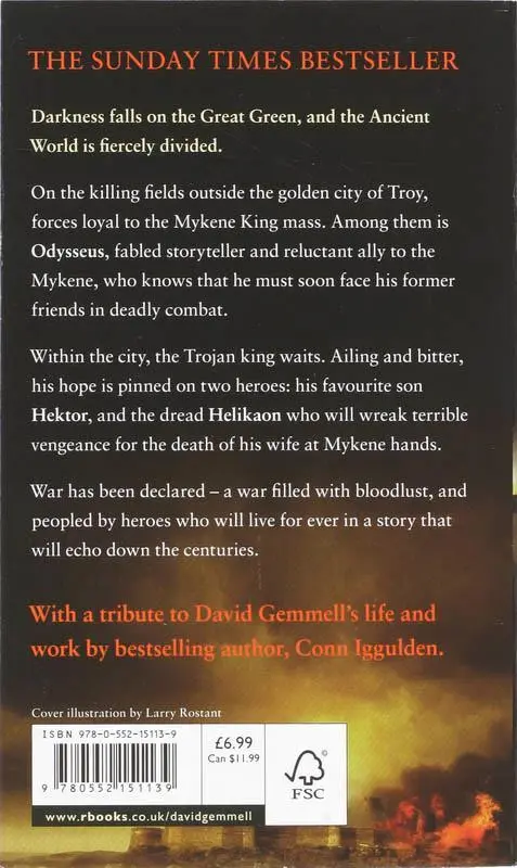 Rückseite: 9780552151139 | Troy: Fall Of Kings | David Gemmell (u. a.) | Taschenbuch | 672 S.
