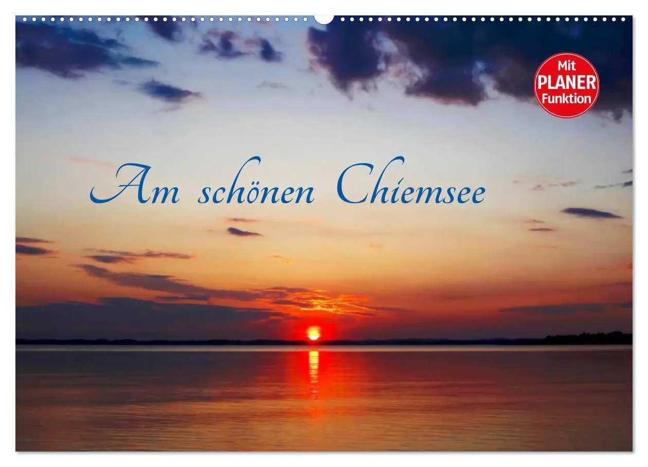 Cover: 9783457811139 | Am schönen Chiemsee (Wandkalender 2026 DIN A2 quer), CALVENDO...