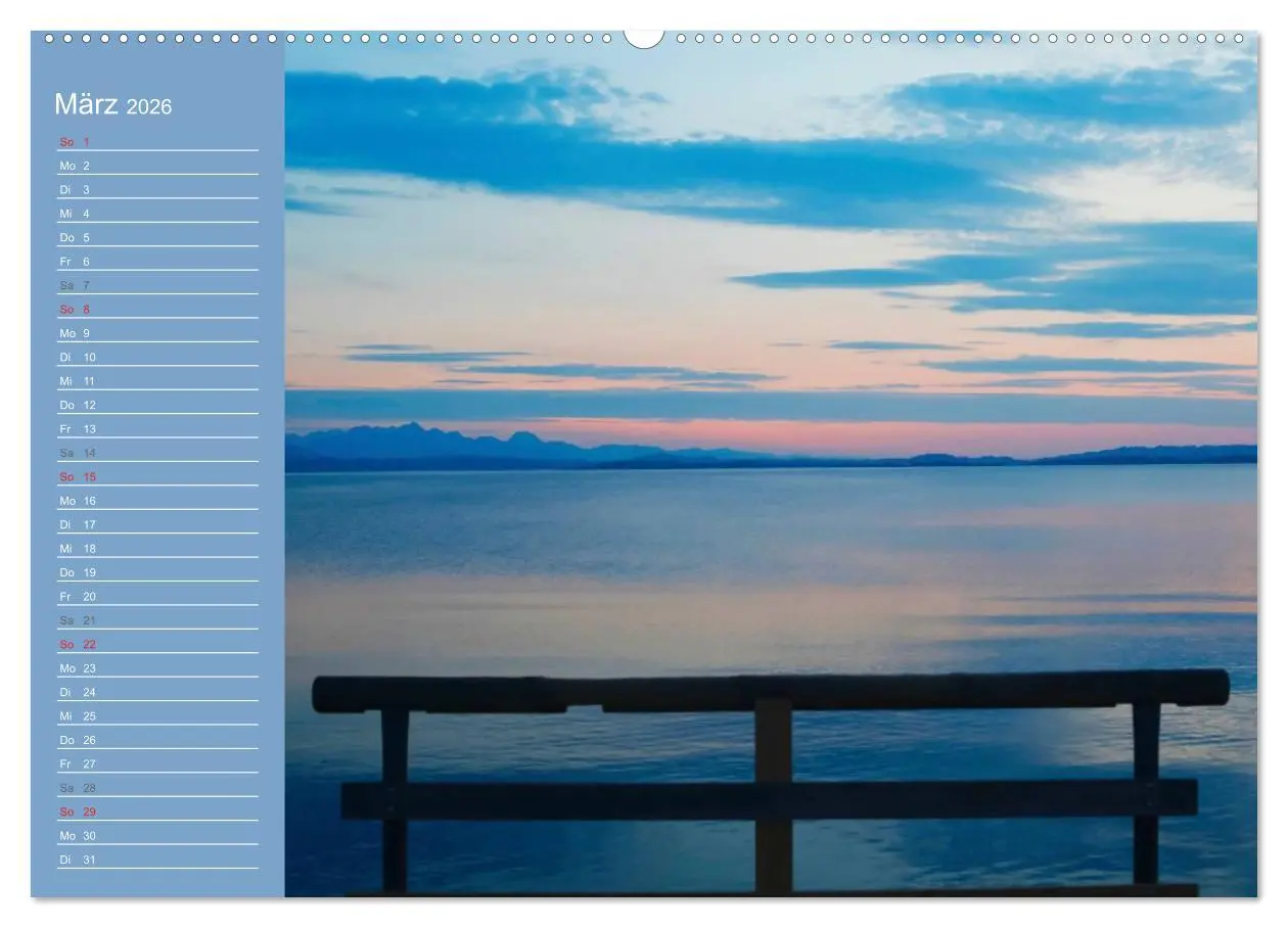 Bild: 9783457811139 | Am schönen Chiemsee (Wandkalender 2026 DIN A2 quer), CALVENDO...