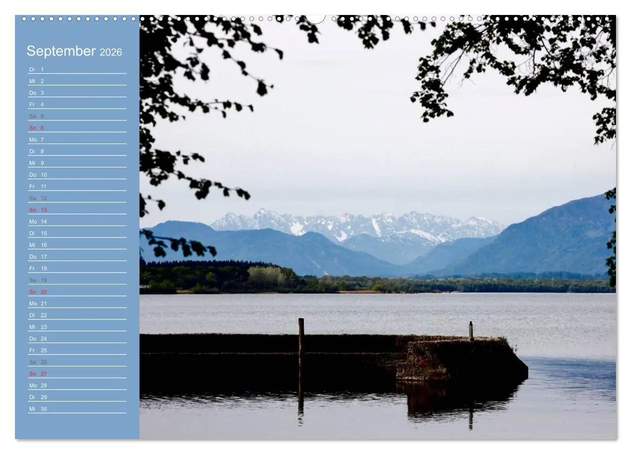 Bild: 9783457811139 | Am schönen Chiemsee (Wandkalender 2026 DIN A2 quer), CALVENDO...
