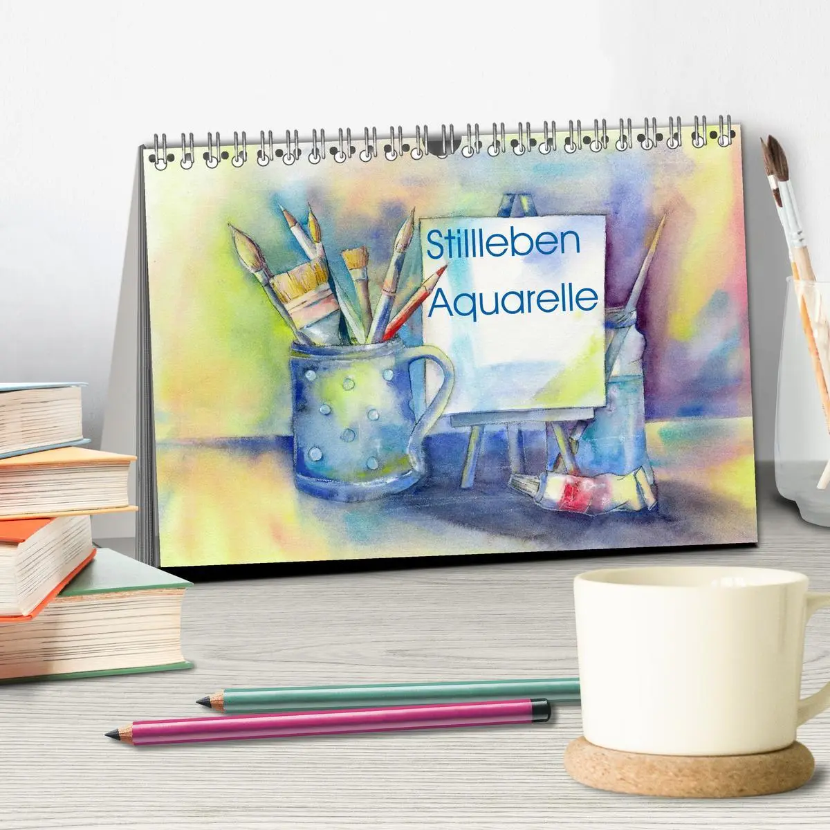 Bild: 9783516071139 | Stillleben Aquarelle (Tischkalender 2026 DIN A5 quer), CALVENDO...