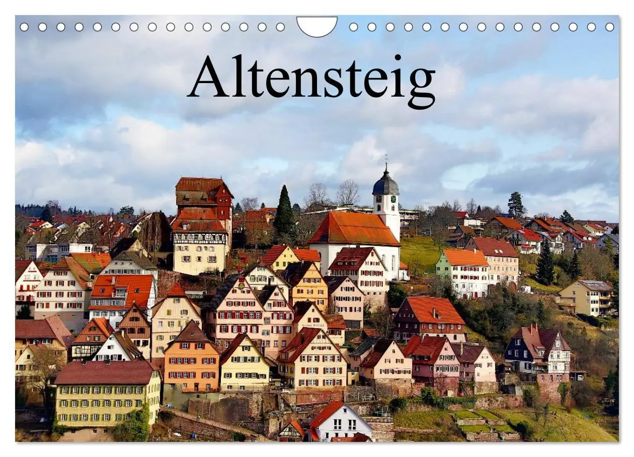 Cover: 9783516141139 | Altensteig (Wandkalender 2026 DIN A4 quer), CALVENDO Monatskalender