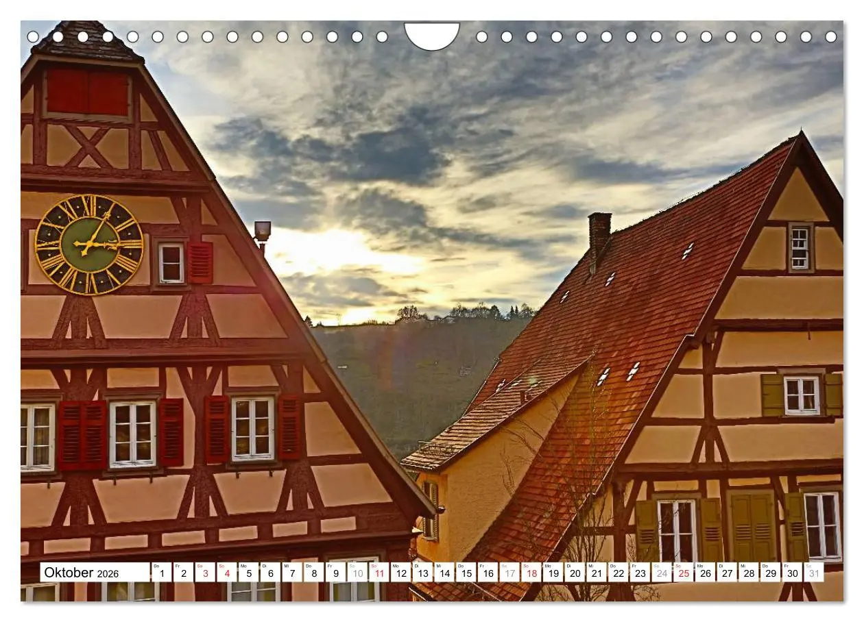 Bild: 9783516141139 | Altensteig (Wandkalender 2026 DIN A4 quer), CALVENDO Monatskalender