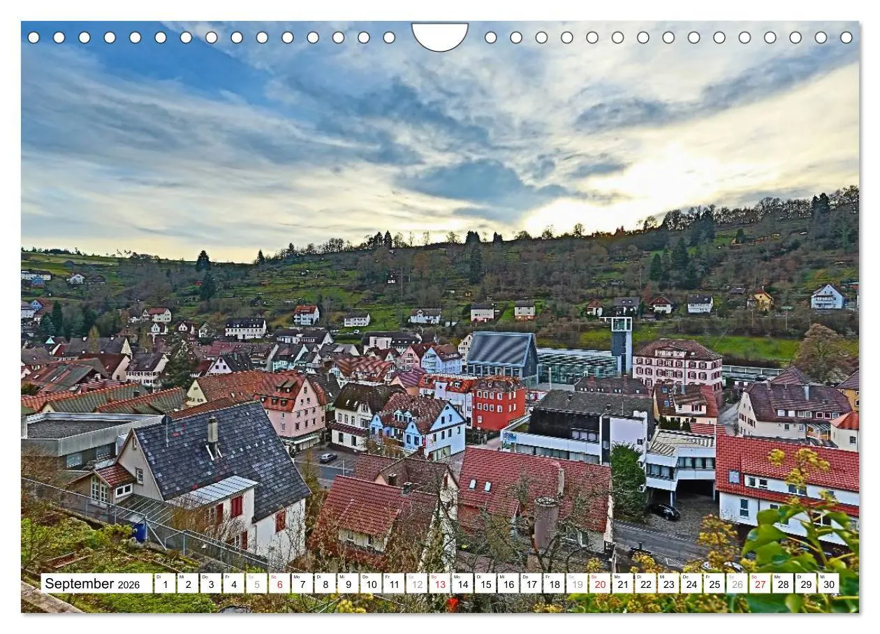Bild: 9783516141139 | Altensteig (Wandkalender 2026 DIN A4 quer), CALVENDO Monatskalender