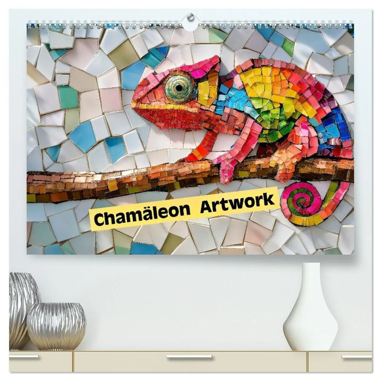 Cover: 9783516691139 | Chamäleon Artwork (hochwertiger Premium Wandkalender 2026 DIN A2...