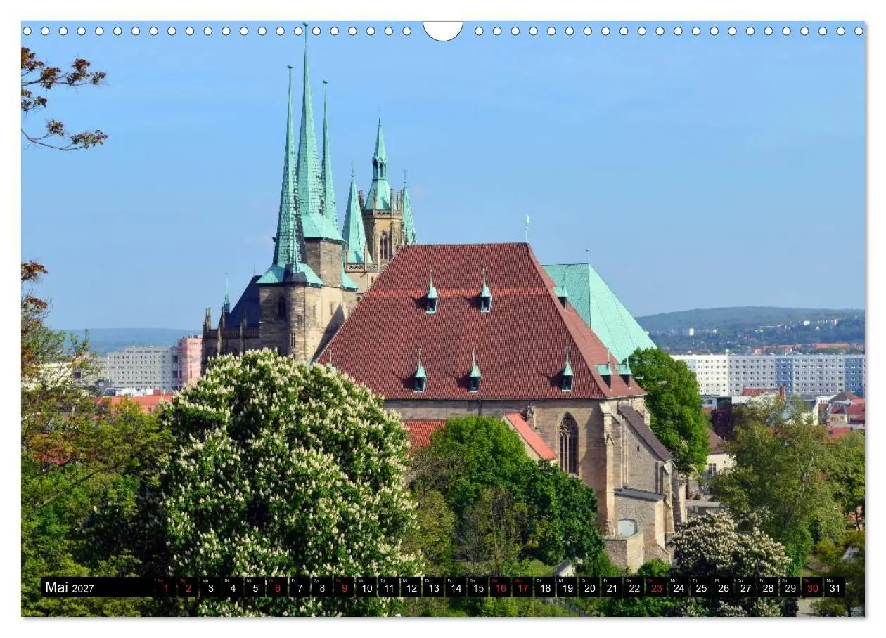 Bild: 9783594121139 | Willkommen in ERFURT (Wandkalender 2027 DIN A3 quer), CALVENDO...