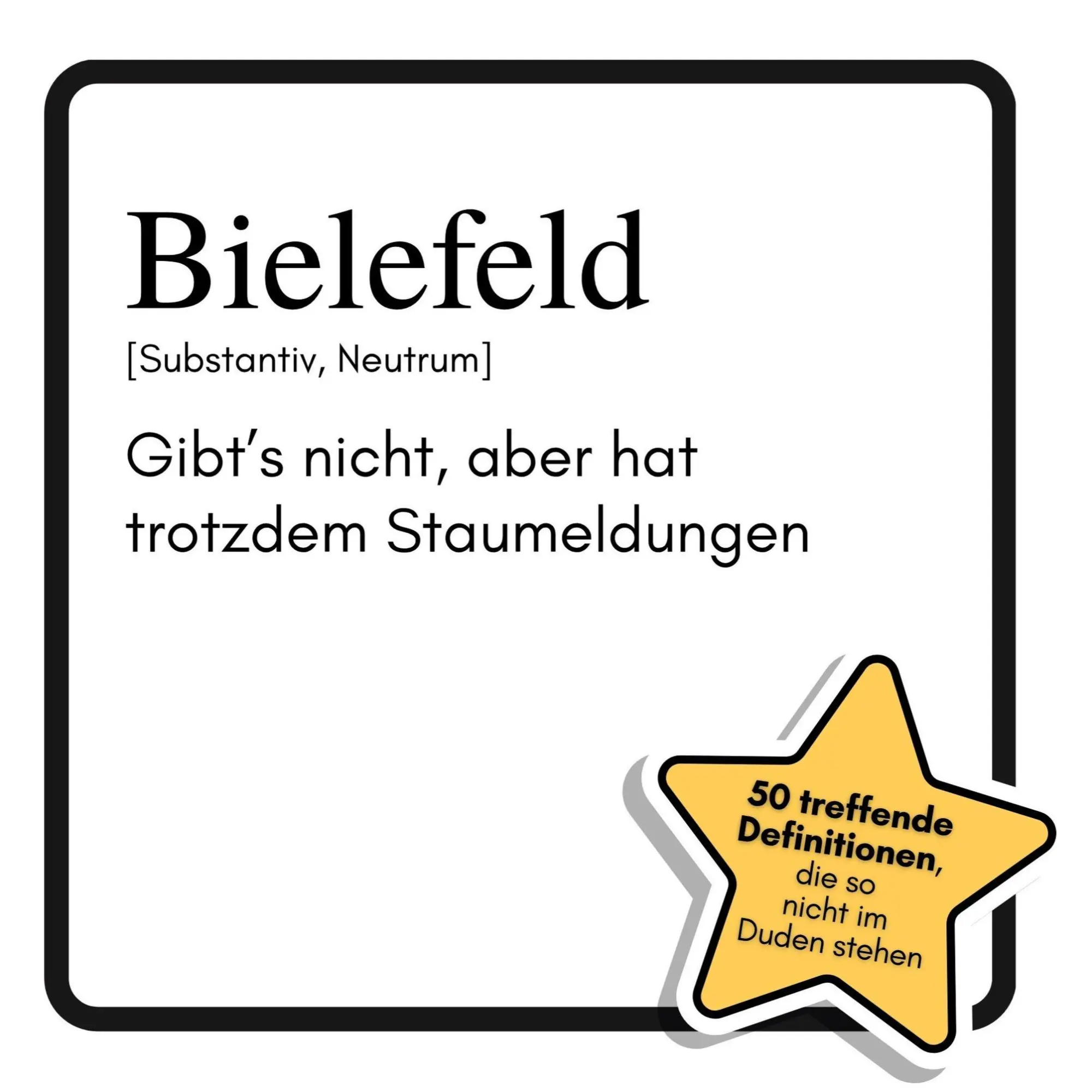 Cover: 9783695341139 | Bielefeld | Gibt's nicht, aber hat trotzdem Staumeldungen | Hoffmann