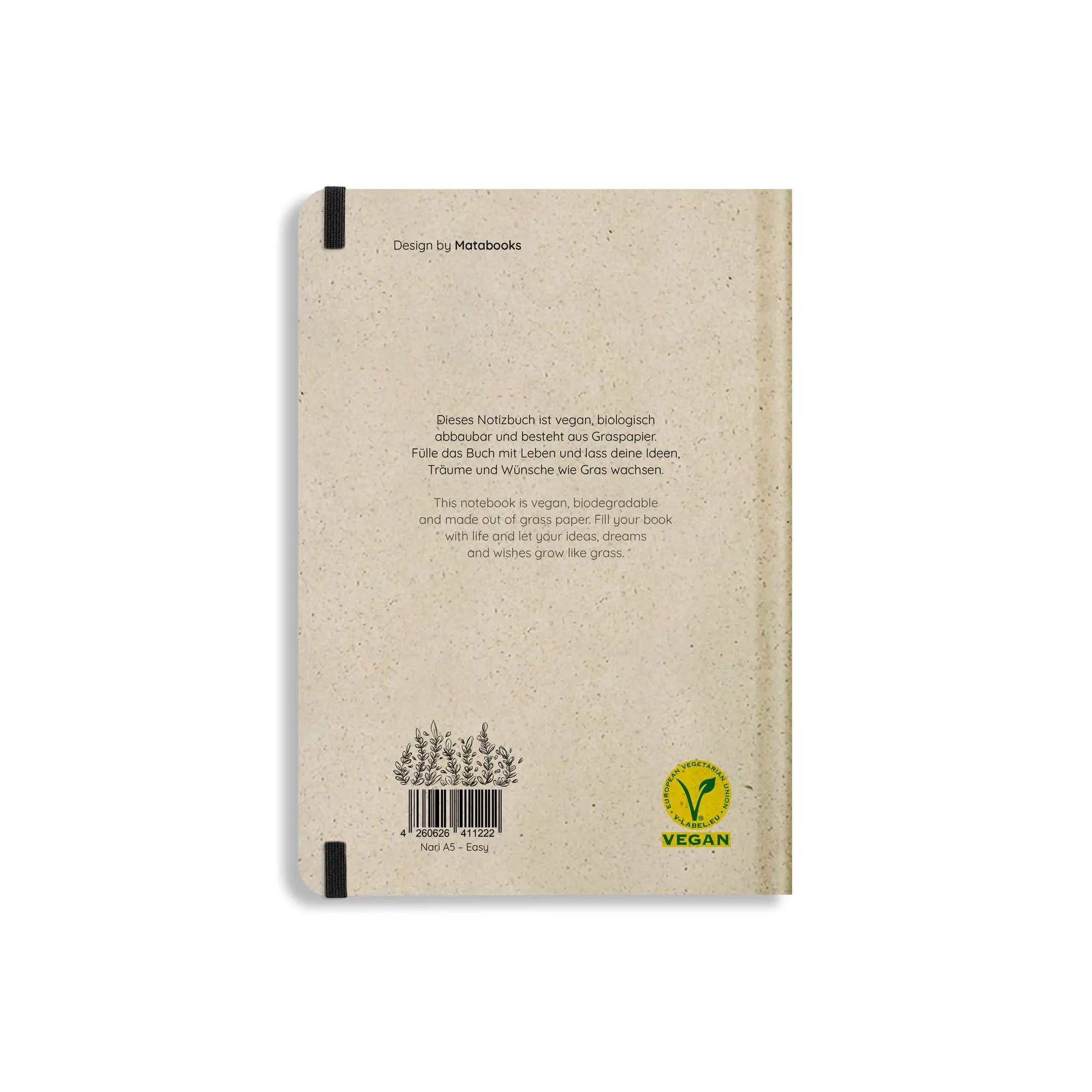 Rückseite: 4260626411239 | Easy (punktiert) | Matabooks | Notizbuch | 138 S. | Deutsch | 2021