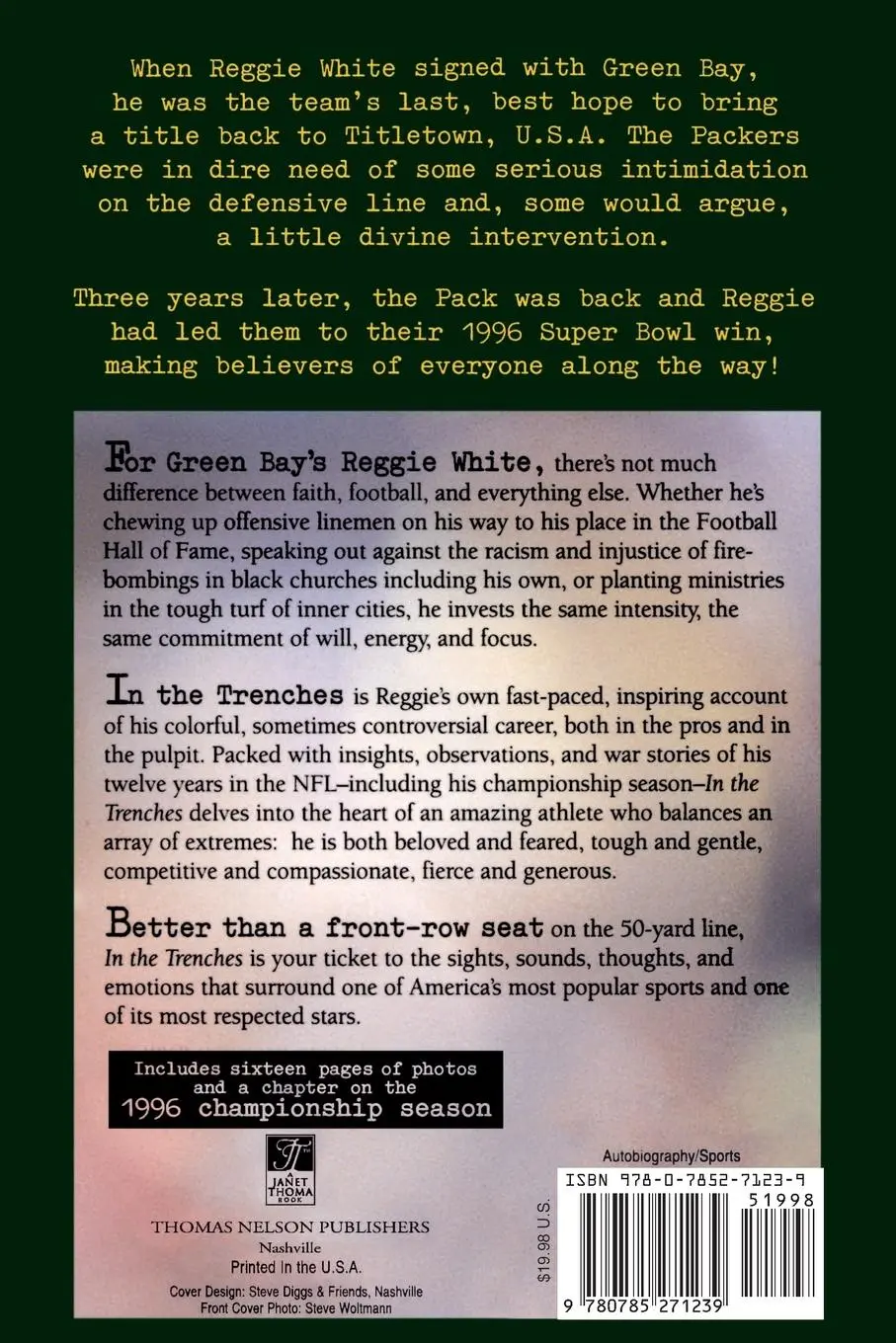 Rückseite: 9780785271239 | In the Trenches | Reggie White | Taschenbuch | Kartoniert / Broschiert