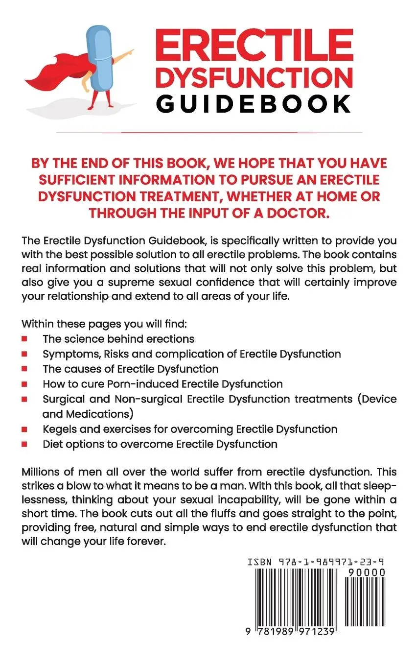 Rückseite: 9781989971239 | Erectile Dysfunction Guidebook | David Whitehead | Taschenbuch | 2021