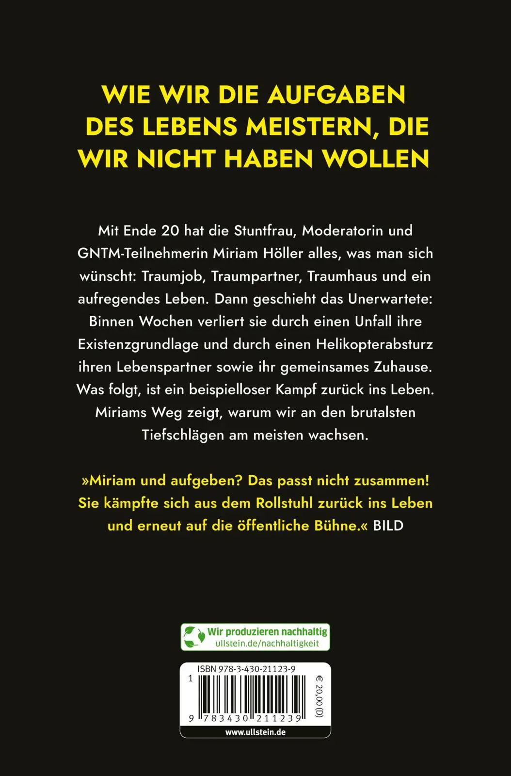 Rückseite: 9783430211239 | Das Leben ist ungerecht | Miriam Höller | Taschenbuch | 320 S. | 2025