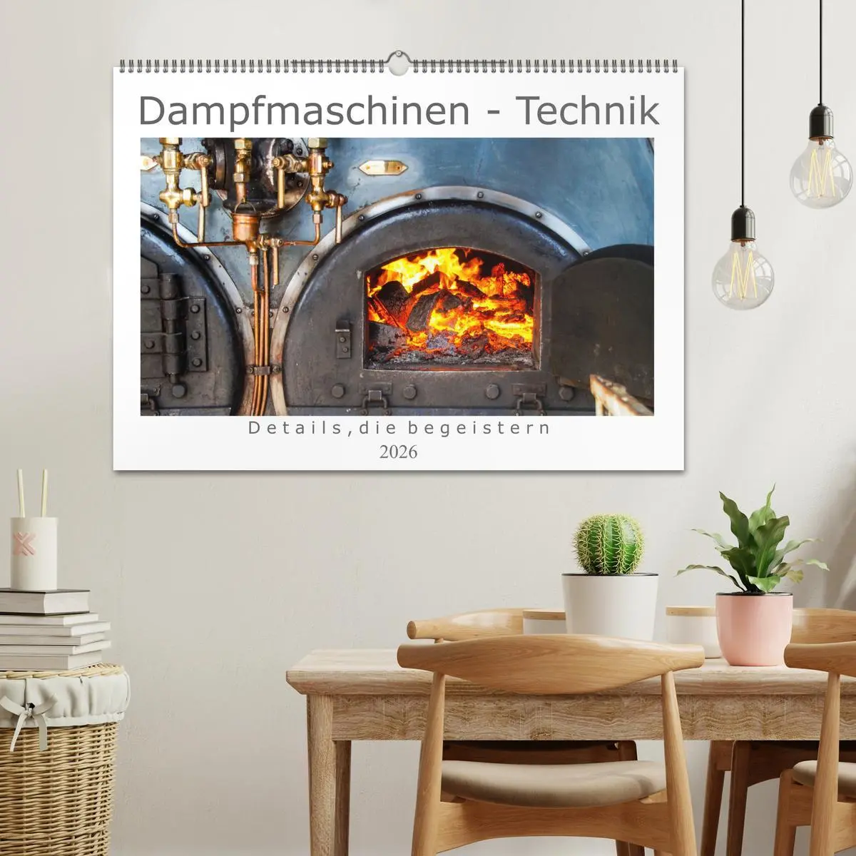 Bild: 9783457661239 | Dampfmaschinen - Technik (Wandkalender 2026 DIN A2 quer), CALVENDO...