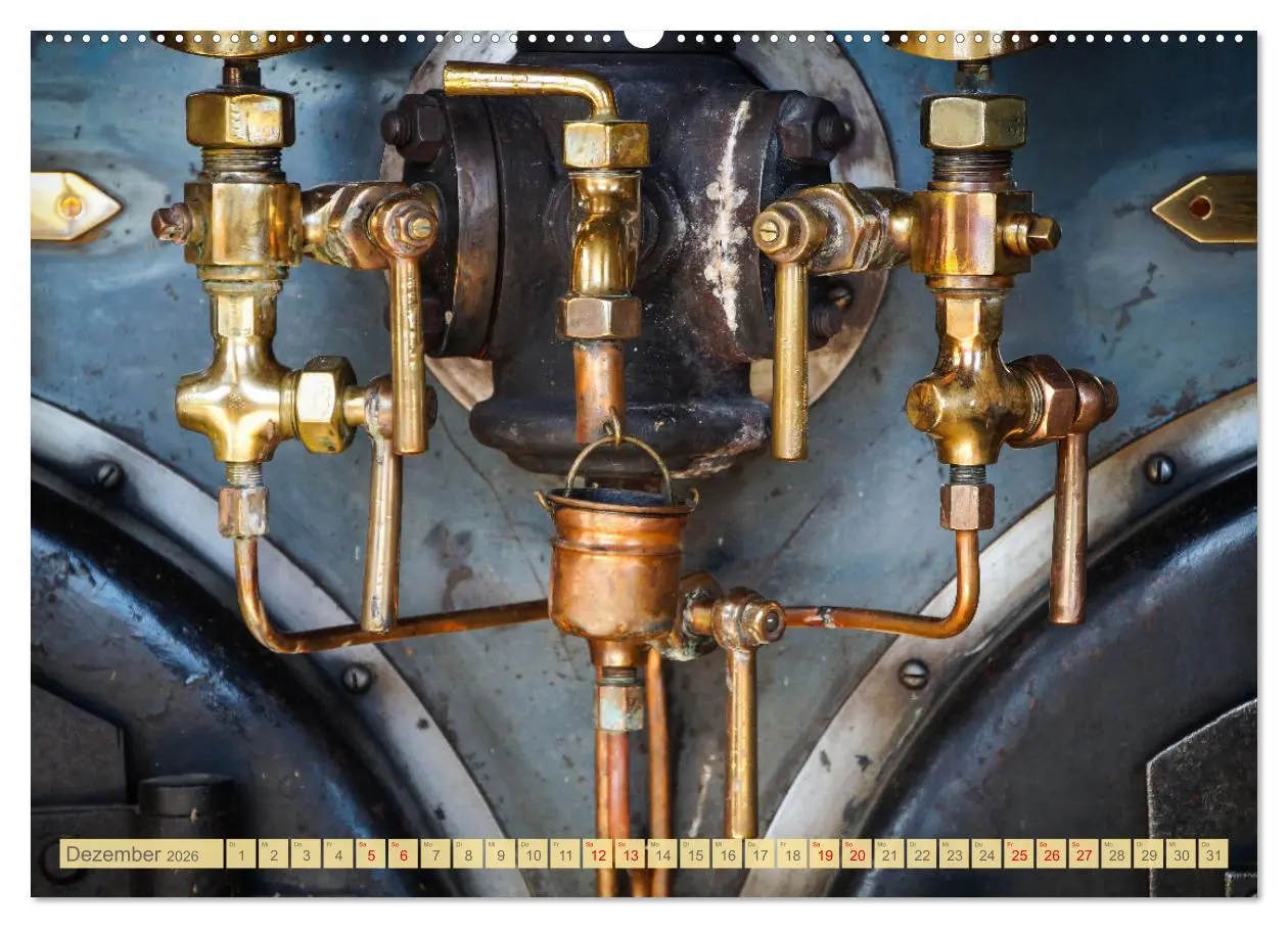 Bild: 9783457661239 | Dampfmaschinen - Technik (Wandkalender 2026 DIN A2 quer), CALVENDO...
