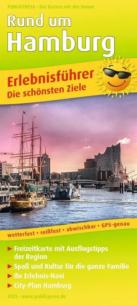 Cover: 9783899201239 | Publicpress Erlebnisführer Rund um Hamburg 1:150.000 | (Land-)Karte