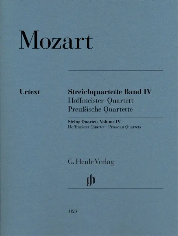 Cover: 9790201811239 | Wolfgang Amadeus Mozart - Streichquartette, Band IV. Bd.4 | Seiffert