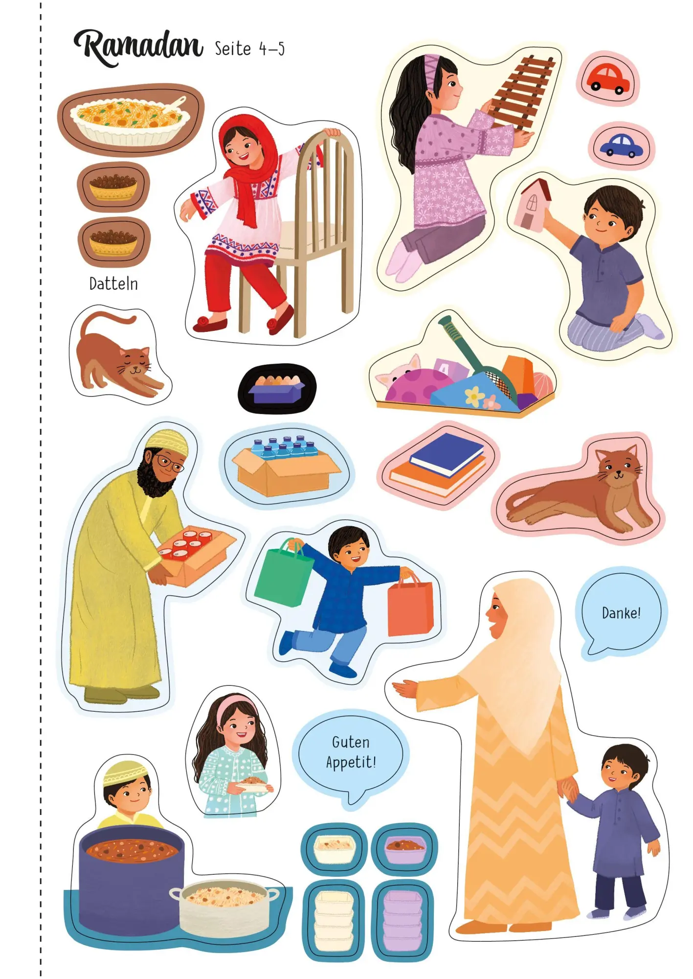 Bild: 9781035701339 | Mein Immer-wieder-Stickerbuch: Das Zuckerfest | Taschenbuch | 32 S.