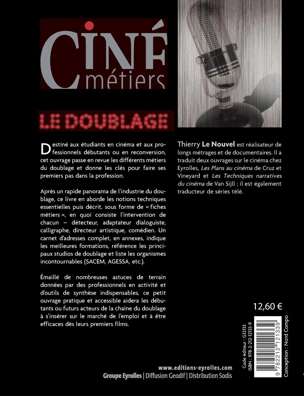 Rückseite: 9782212121339 | Le doublage | Thierry Le Nouvel | Taschenbuch | Französisch | 2007