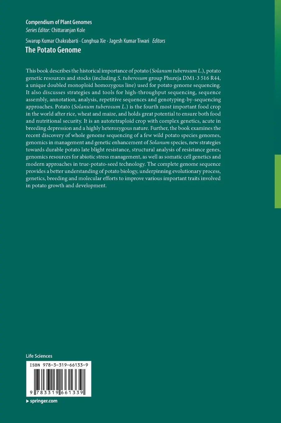 Rückseite: 9783319661339 | The Potato Genome | Swarup Kumar Chakrabarti (u. a.) | Buch | xiv