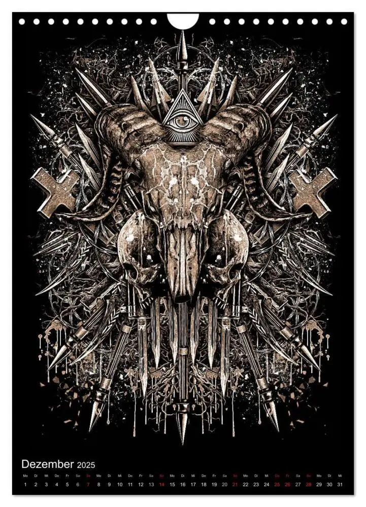 Bild: 9783457031339 | BLOODBOY/WAR ILLUSTRATION (Wandkalender 2025 DIN A4 hoch), CALVENDO...
