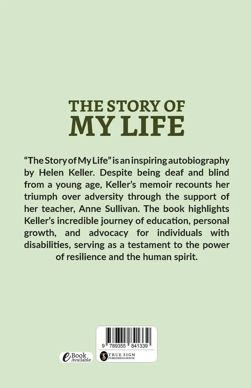 Rückseite: 9789355841339 | The Story Of My Life | Helen Keller | Taschenbuch | Englisch | 2023