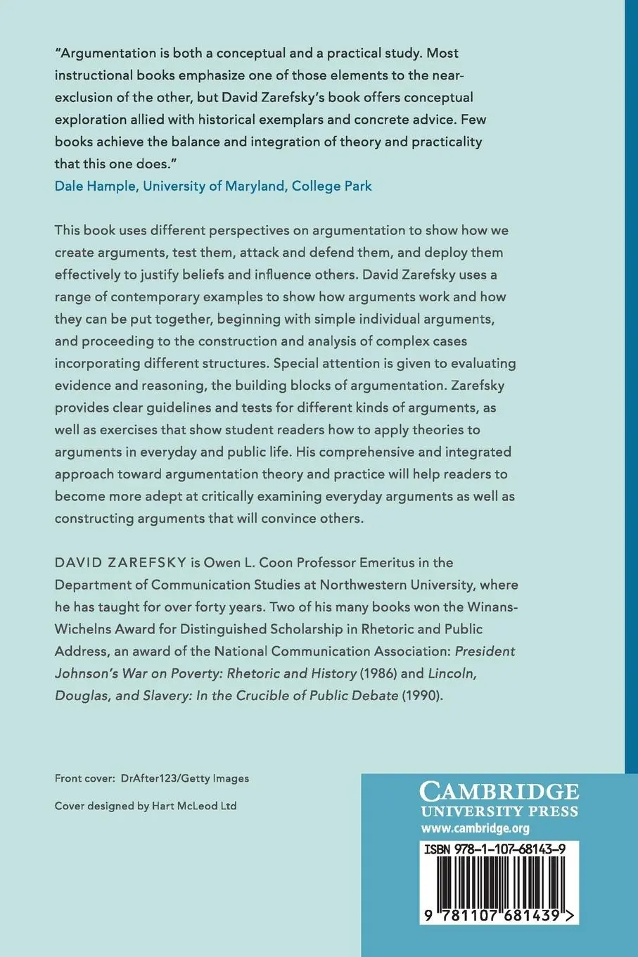 Rückseite: 9781107681439 | The Practice of Argumentation | David Zarefsky | Taschenbuch | 2019