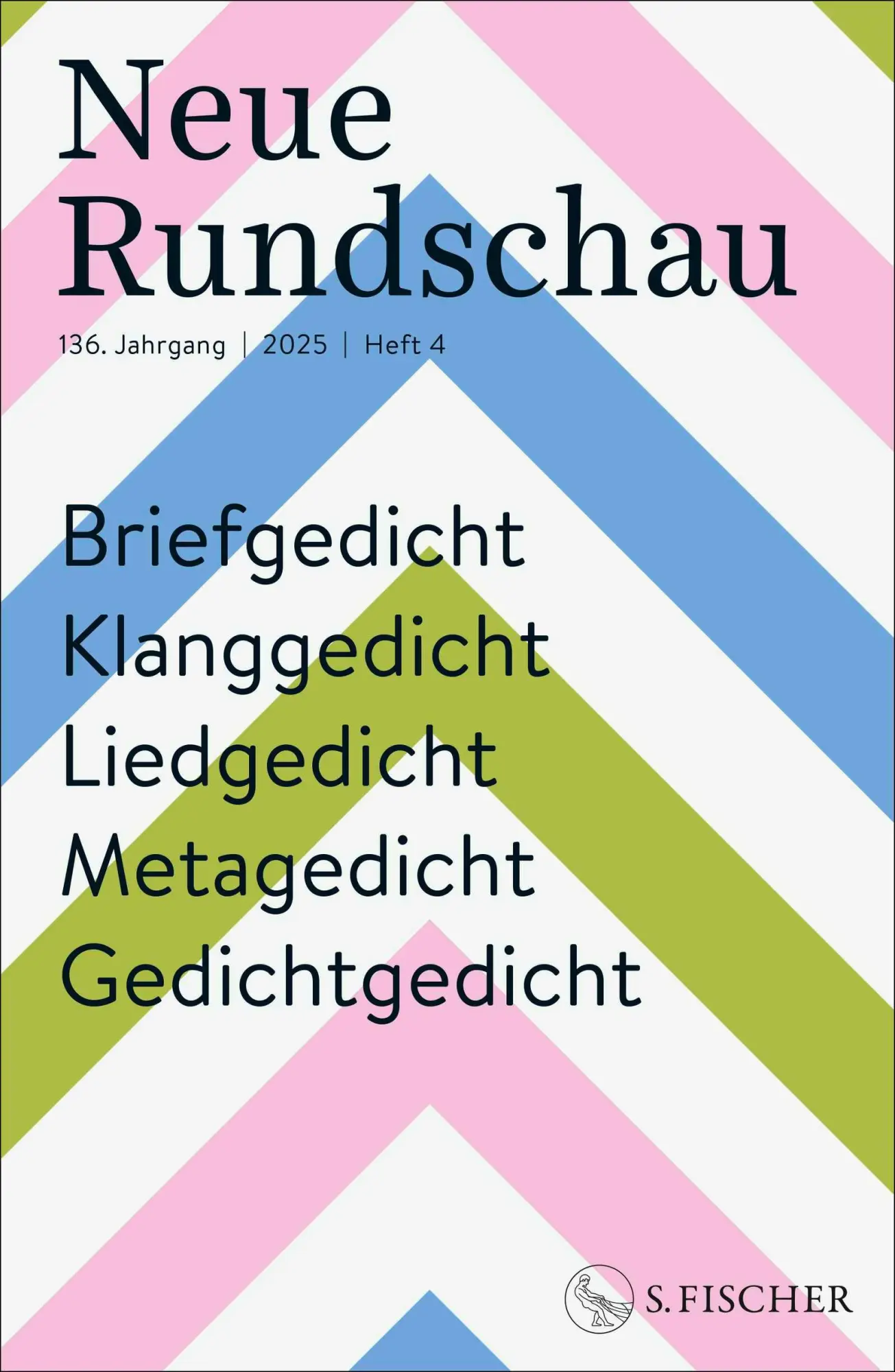 Cover: 9783108091439 | Neue Rundschau 2025/4 | Michael Lentz | Taschenbuch | 288 S. | Deutsch
