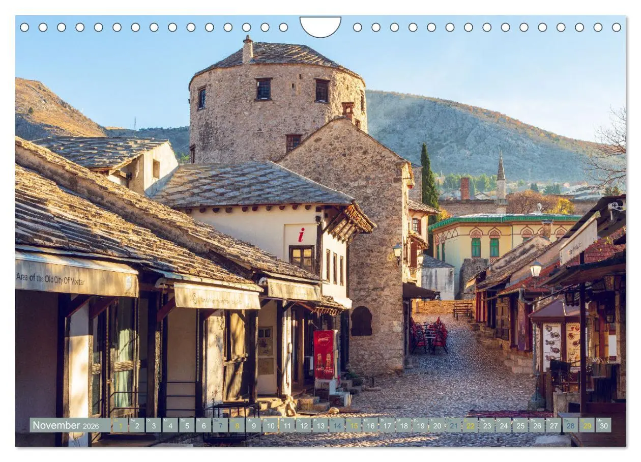 Bild: 9783457331439 | Die Altstadt von Mostar (Wandkalender 2026 DIN A4 quer), CALVENDO...